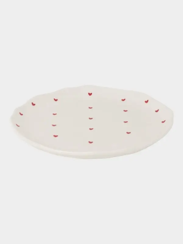 Тарелка 20 см "Уютный дом" сердечки