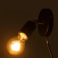 Спот &laquo;Дарни&raquo; с проводом и выключателем Е27 40 Вт чёрный 10&times;10&times;10-160 см