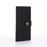 Портмоне мужское, на магните, чёрное