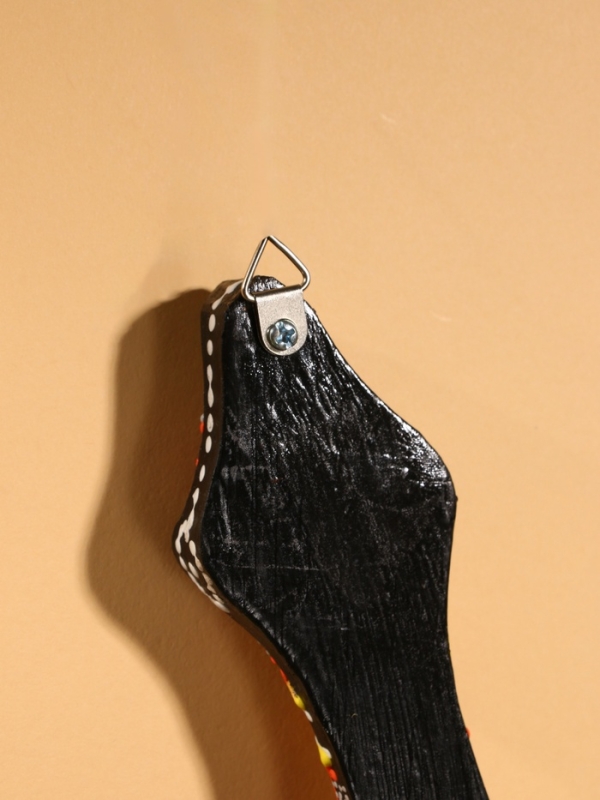 Сувенир интерьерный  Сувенир интерьерный "Змея" дерево 50х13 см, цв. серый