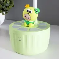 Лампа настольная RISALUX &laquo;Мини лягушонок&raquo;, светодиодная, 3 режима, 6.4 Вт, USB, салатовая, 10&times;10&times;37.5 см