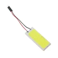 Автомобильная лампа светодиодная, 12 В, 36 SMD, два переходника, свет белый