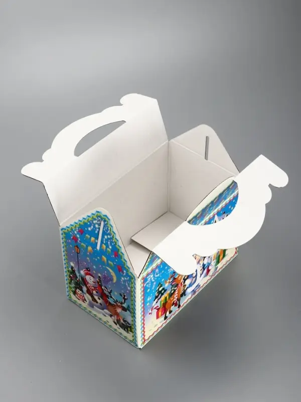 Подарочная новогодняя коробка «Яркий Новый год», Чемоданчик средний 20×12×19 см Подарочная новогодняя коробка «Яркий Новый год», Чемоданчик средний 20×12×19 см