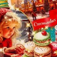 Подарочная коробка новогодняя Вкус детства 17 х 7 х 25,5 см Подарочная коробка новогодняя Вкус детства 17 х 7 х 25,5 см