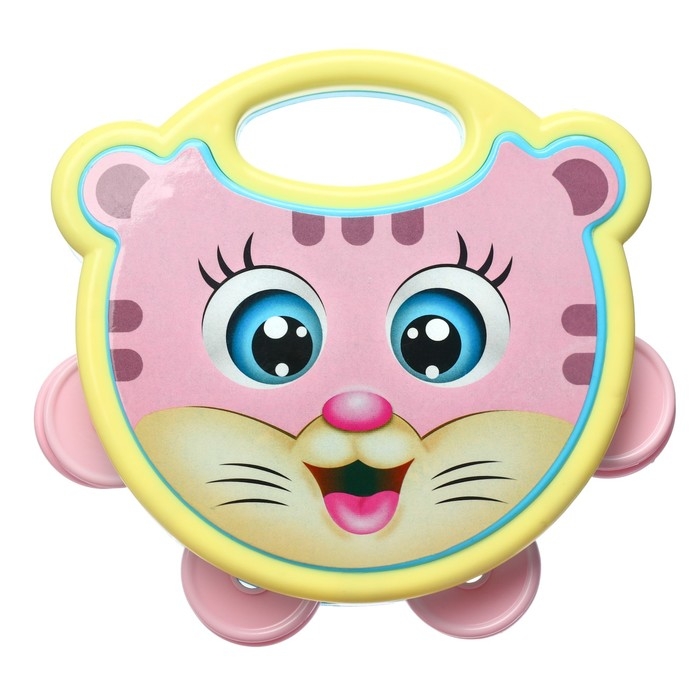 Погремушка - бубен «Малыши», МИКС, Крошка Я Погремушка - бубен «Малыши», МИКС, Крошка Я