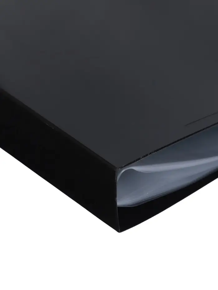 Папка с 20 вкладышами А3, 800 мкм, Calligrata, текстура &laquo;песок&raquo;, чёрная