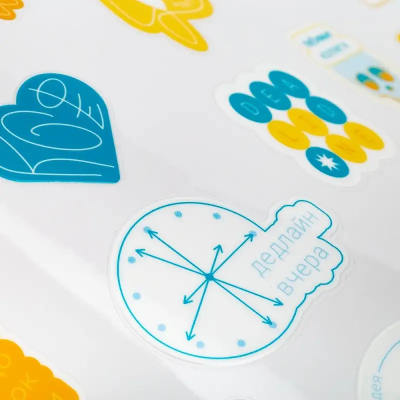 Наклейки UV-DTF Stiker Pack на заказ, L