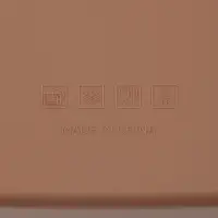 Ланч-бокс "Завтрак", 3 отделения, вилка и ложка, размер 16х15,5х8 см, цвет коричневый