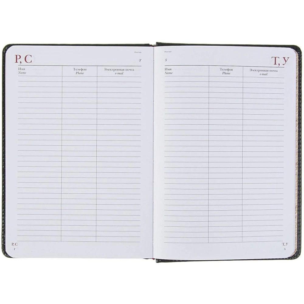 Ежедневник недатированный черн,А5,145х205мм,136л, Sidney NEBRASKA 3-128/02