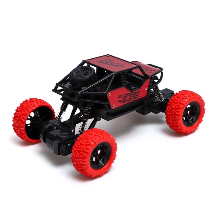 Джип радиоуправляемый «Триал», работает от аккумулятора, цвет красный Джип радиоуправляемый «Триал», работает от аккумулятора, цвет красный