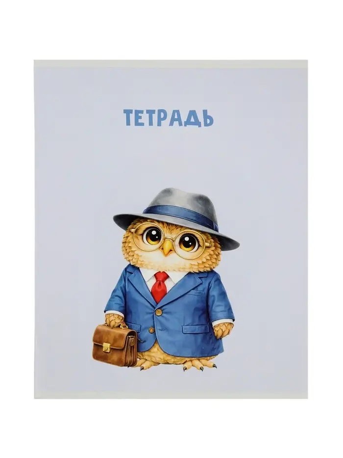Тетрадь 5 штук, 36 листов в клетку Calligrata &laquo;Совушки&raquo;, блок офсет, 5 видов