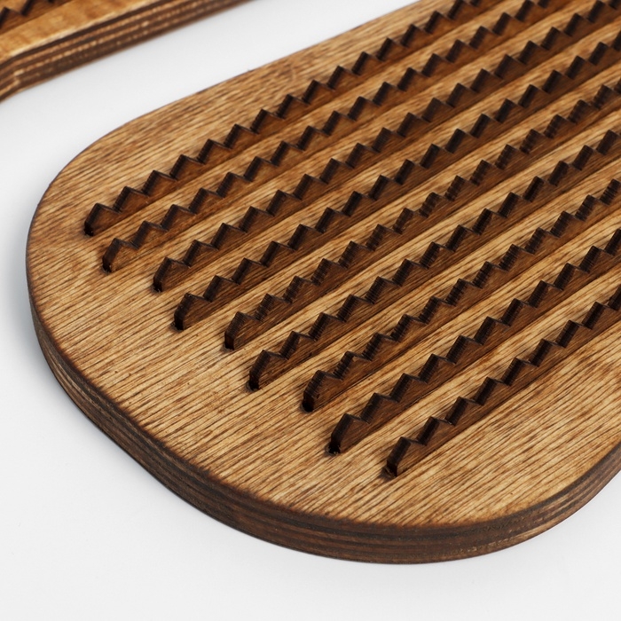 Садху, доска с гвоздями из дерева, для йоги, 2 шт Садху, доска с гвоздями из дерева, для йоги, 2 шт