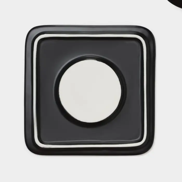 Набор кофейный &laquo;Мейси&raquo;, 12 предметов: 6 чашек 100 мл, 6 блюдец d=11 см, керамика, чёрный