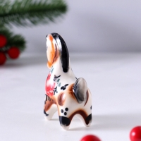 Сувенир Конь Мираж, 6,5х5,5х2,5 см, гжель, цвет