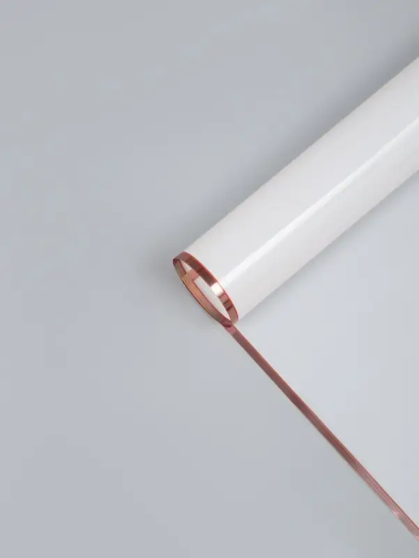 Плёнка для цветов &laquo;Кайма с тиснением&raquo;, белая, 57&times;57&plusmn;2 см