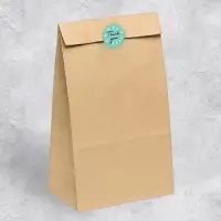 Наклейки для бизнеса и подарков Thank you, 4×4 см, 50 шт.