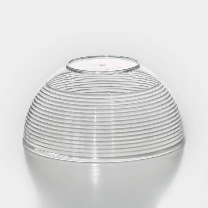 Салатник Доляна &laquo;Шарм&raquo;, d=19.5 см, высота 9.3 см, 1.7 л, прозрачный