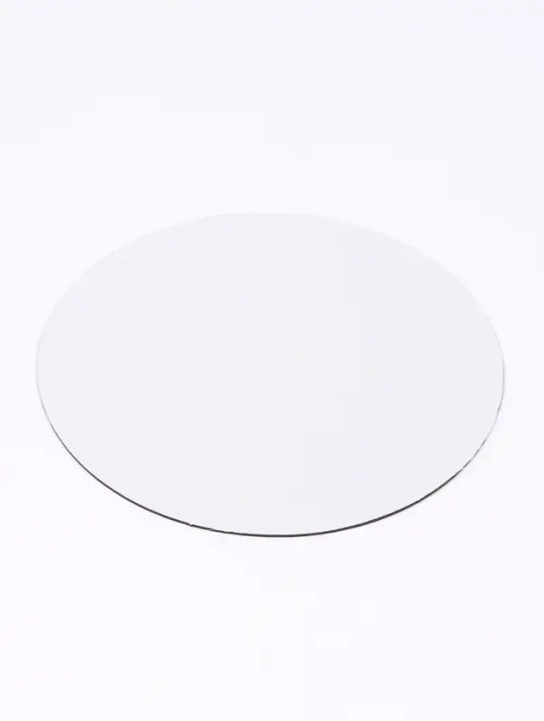 Подложка для торта усиленная, 30 см, золото - белый жемчуг, 3.2 мм