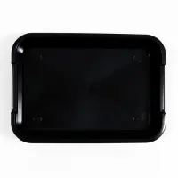 Туалет средний без сетки 36&times;26&times;6.5 см, чёрный