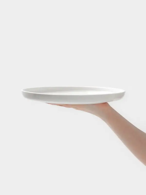 Тарелка Hanna Kn&ouml;vell, d=26 см, фарфор, белая