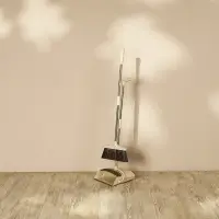 VETTA Набор щетка+совок, пластик, железо, ПВХ, 2 ручки, 92x24см/85x26,5см