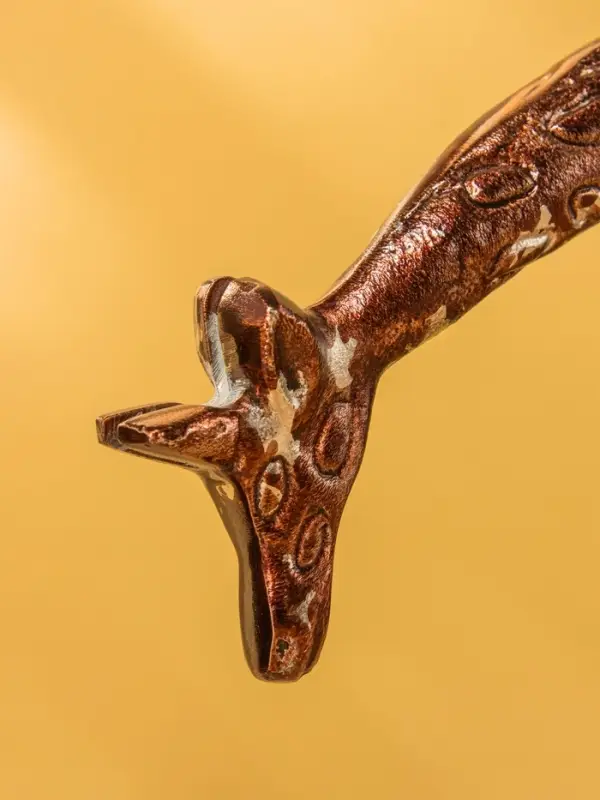 Подсвечник "Жираф" алюминий 26х11х17 см