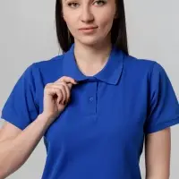 Рубашка поло женская Virma Stretch Lady, ярко-синяя, размер S