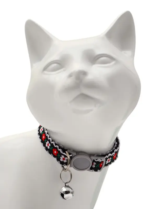 Набор ошейников для кошек &laquo;По-полюшку&raquo;, 30&times;1 см, оранжевый, чёрный