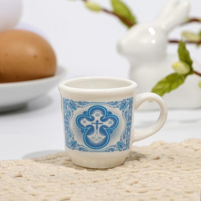Кружечка для святой воды «Крест православный» на пасху, 5,5 х 4 х 3 см Кружечка для святой воды «Крест православный» на пасху, 5,5 х 4 х 3 см