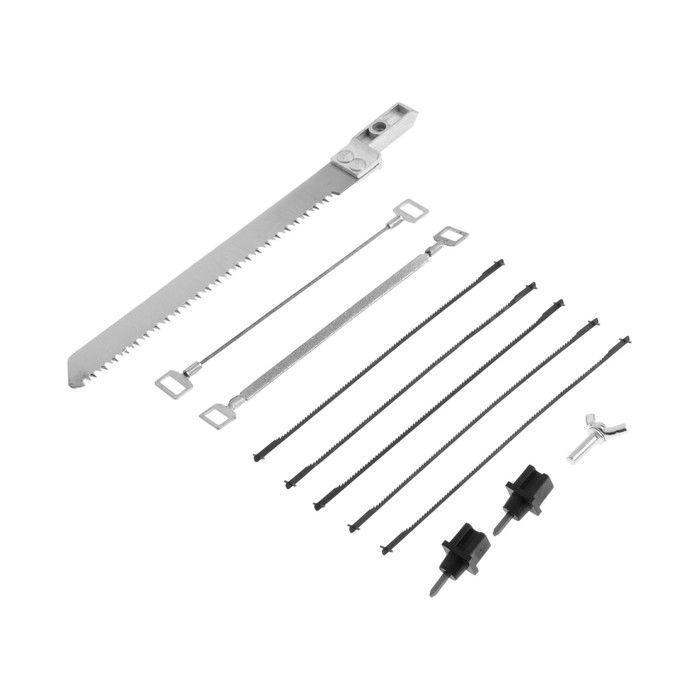 Набор с ножовкой ТУНДРА, универсальный, по дереву, пластику, металлу, стеклу, керамике Набор с ножовкой ТУНДРА, универсальный, по дереву, пластику, металлу, стеклу, керамике