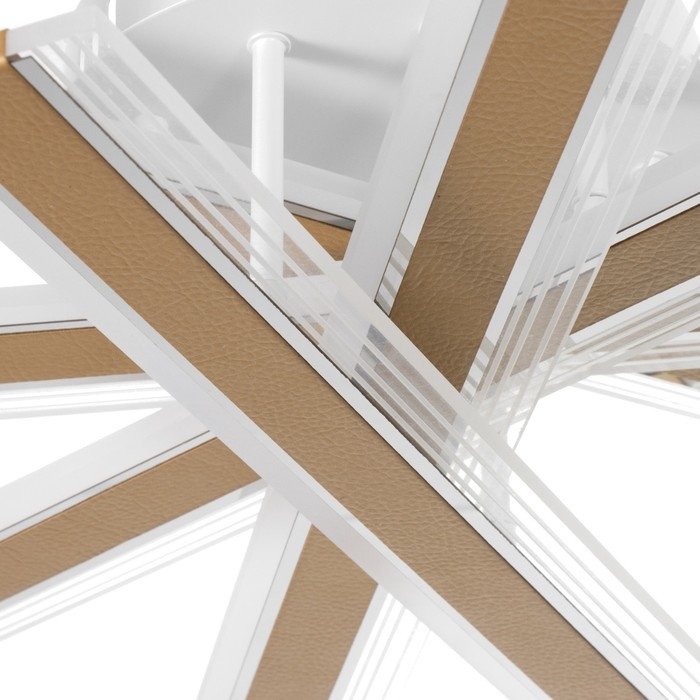 Люстра с ПДУ Люстра с ПДУ "Джема" LED 140Вт 3000-6000Вт RGB золото 50х50х12см BayerLux