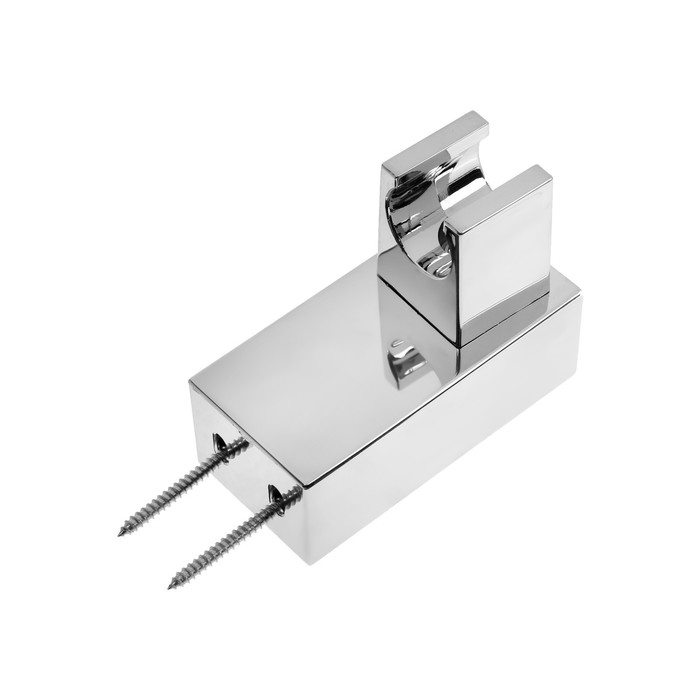 Держатель для душевой лейки ZEIN Z90, квадратный, пластик, хром Держатель для душевой лейки ZEIN Z90, квадратный, пластик, хром