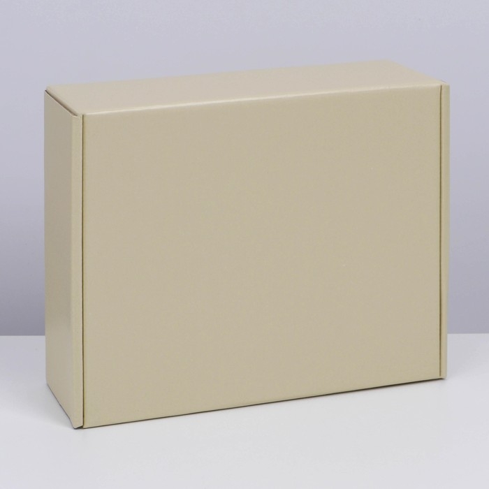 Коробка подарочная складная, упаковка, «Бежевая», 27 х 21 х 9 см Коробка подарочная складная, упаковка, «Бежевая», 27 х 21 х 9 см