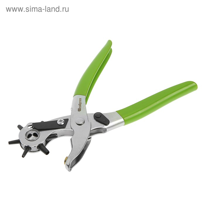 Просекатель (дырокол) для кожи и картона  Просекатель (дырокол) для кожи и картона "Сибртех" 18360, d=2.5-5 мм, Сталь 40 Cr (40 Х)