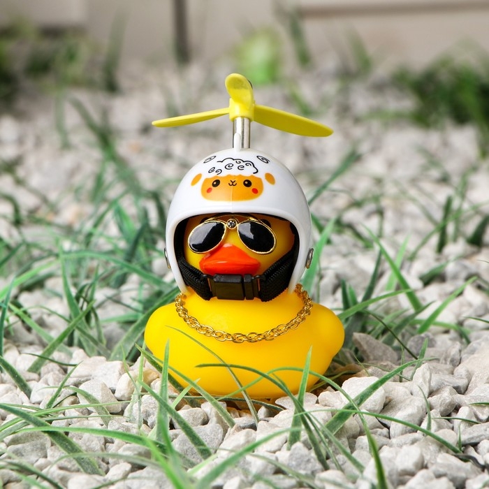 Утка с пропеллером, цвет желтый, барашек Утка с пропеллером, цвет желтый, барашек