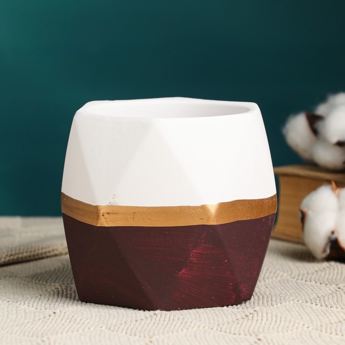 Кашпо  Кашпо "Ноа Многогранник" МИКС, 11х10см