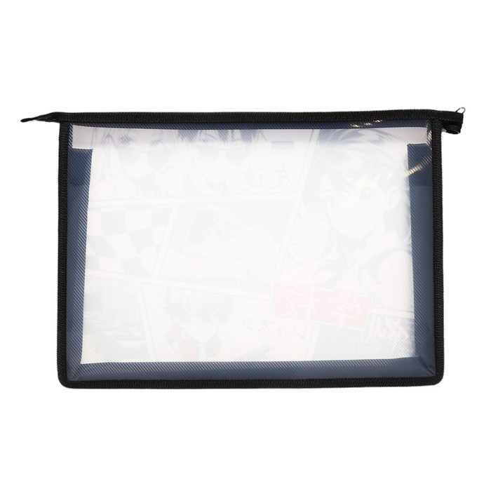 Папка для тетрадей А4, 325 х 230 х 55 мм, молния сверху, пластиковая, ПМ-А4-29 Calligrata Папка для тетрадей А4, 325 х 230 х 55 мм, молния сверху, пластиковая, ПМ-А4-29 Calligrata "Аниме"