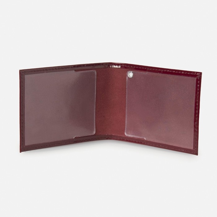 Обложка для удостоверения &laquo;МЧС России&raquo;, цвет бордовый