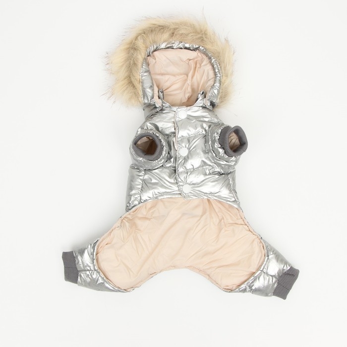 Комбинезон Комбинезон "Мальчик" с утяжкой, размер 16 (ДС 36 см, ОГ 46 см, ОШ 35 см), серебряный