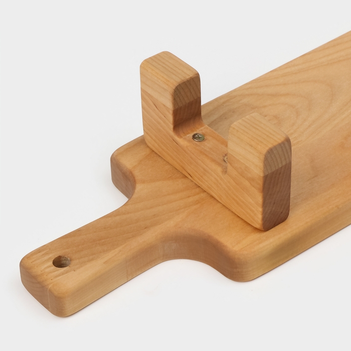 Доска сервировочная с ручкой Adelica, на ножках, 38×10×6 см, берёза Доска сервировочная с ручкой Adelica, на ножках, 38×10×6 см, берёза