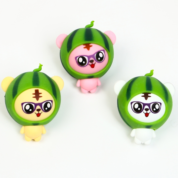 Мялка «Мишка» с пастой, цвета МИКС Мялка «Мишка» с пастой, цвета МИКС