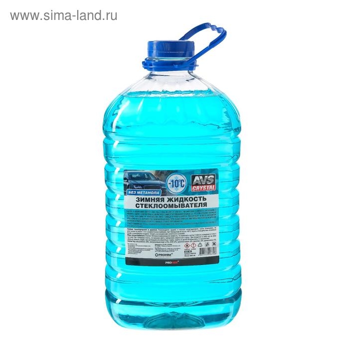 Зимняя жидкость стеклоомывателя -10С (ПЭТ) 4 л AVS AVK-407 Зимняя жидкость стеклоомывателя -10С (ПЭТ) 4 л AVS AVK-407