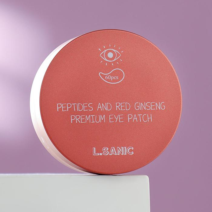 Гидрогелевые патчи для области вокруг глаз L'Sanic, с пептидами и экстрактом красного женьшеня, 60 шт. Гидрогелевые патчи для области вокруг глаз L'Sanic, с пептидами и экстрактом красного женьшеня, 60 шт.