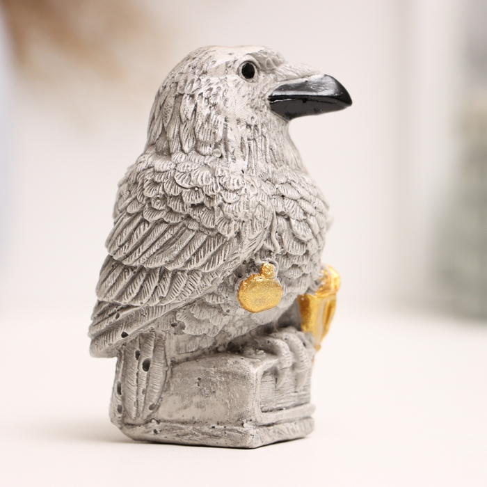 Фигура Фигура "Ворон с книгой" 10х5х5см