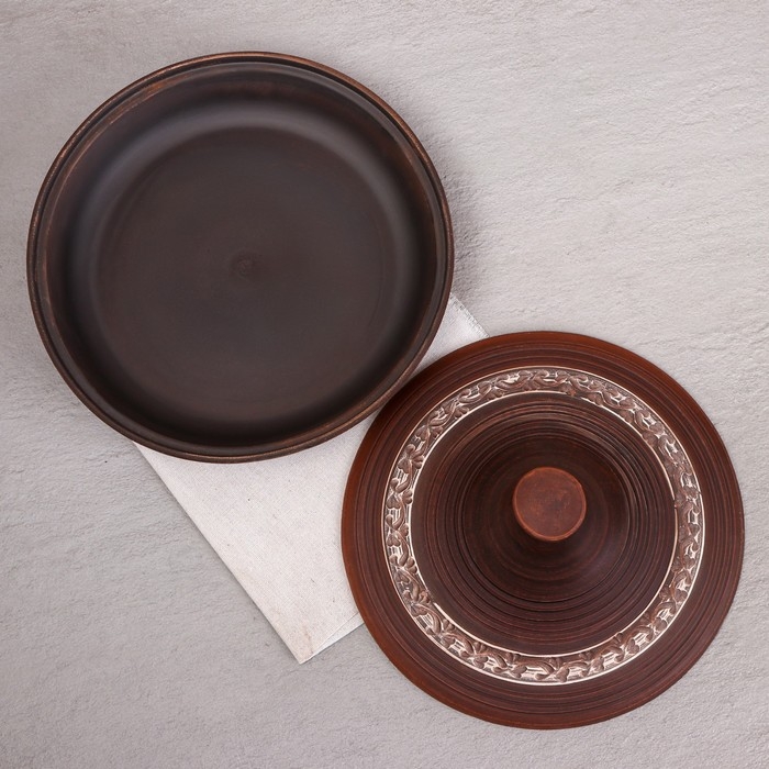 Тажин  Тажин "Классический", ангоб, красная глина, 2 л