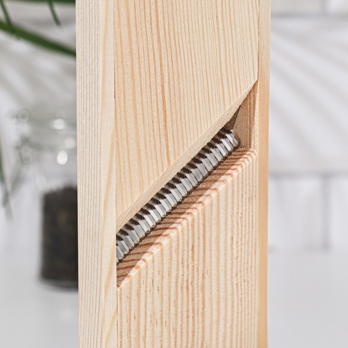 Терка для корейской моркови деревянная  Терка для корейской моркови деревянная "ЭКОНОМ" толщина 1,2 см