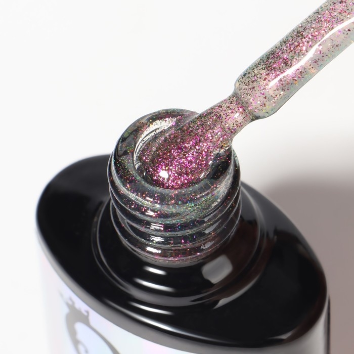 Гель лак для ногтей, &laquo;Chameleon&raquo;, 3-х фазный, 8мл, LED/UV, цвет тёмно-зелёный/малиновый (03)