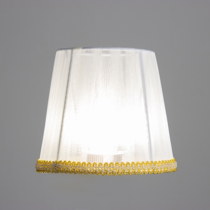 Абажур Е14 белый 15х15х13 см Абажур Е14 белый 15х15х13 см