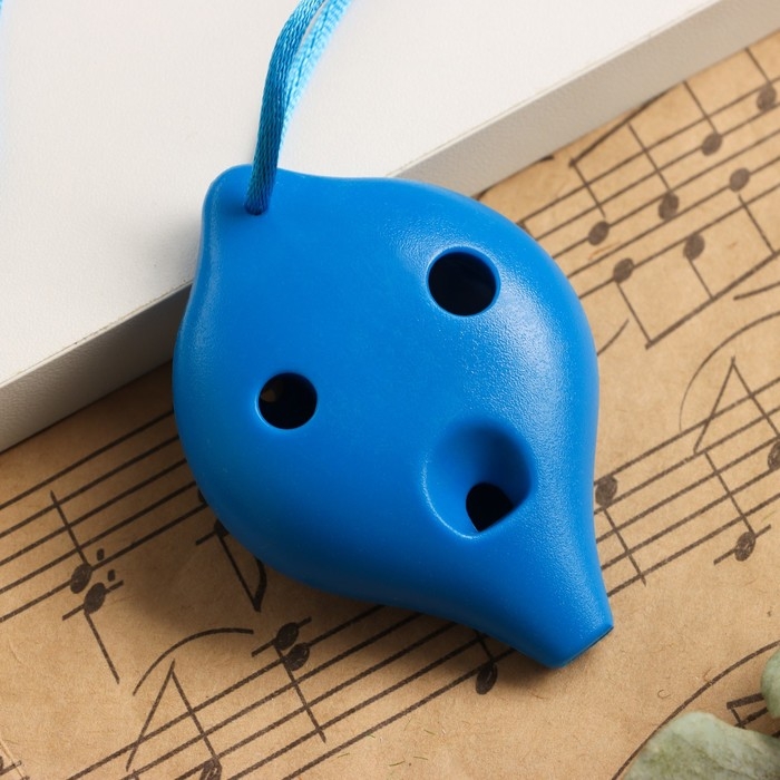 Окарина Music Life 6 отверстий, синяя, 6,7 х 4 х 3,2 см Окарина Music Life 6 отверстий, синяя, 6,7 х 4 х 3,2 см