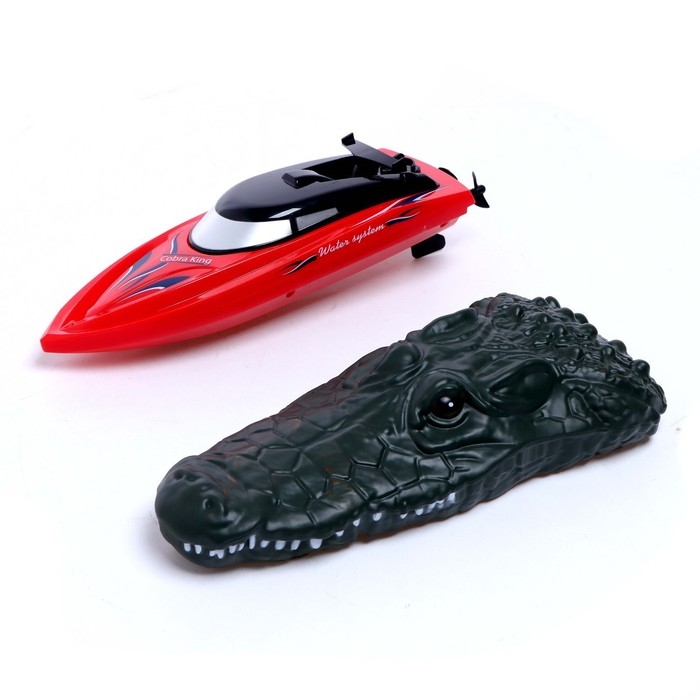 Катер радиоуправляемый «Крокодил», 2 в 1, работает от аккумулятора Катер радиоуправляемый «Крокодил», 2 в 1, работает от аккумулятора